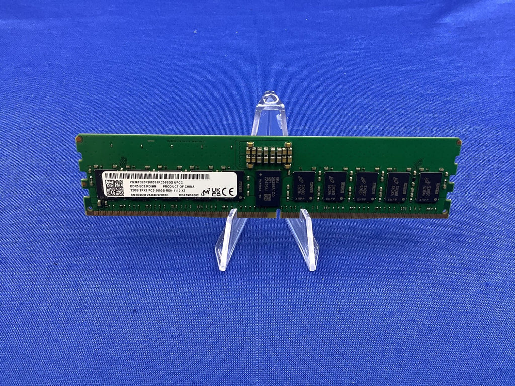 MTC20F2085S1RC56BD2 MICRON 32GB (1X32GB) 2RX8 PC5-5600B RDIMM MEMORY