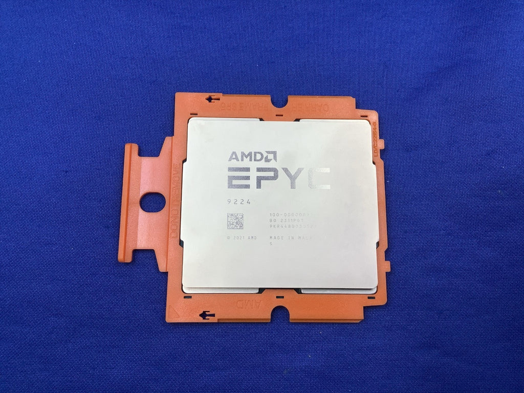 AMD EPYC 9224 24-Core 2.5GHz  SP5 64MB 200W CPU 100-000000939 NO VENDOR LOCK
