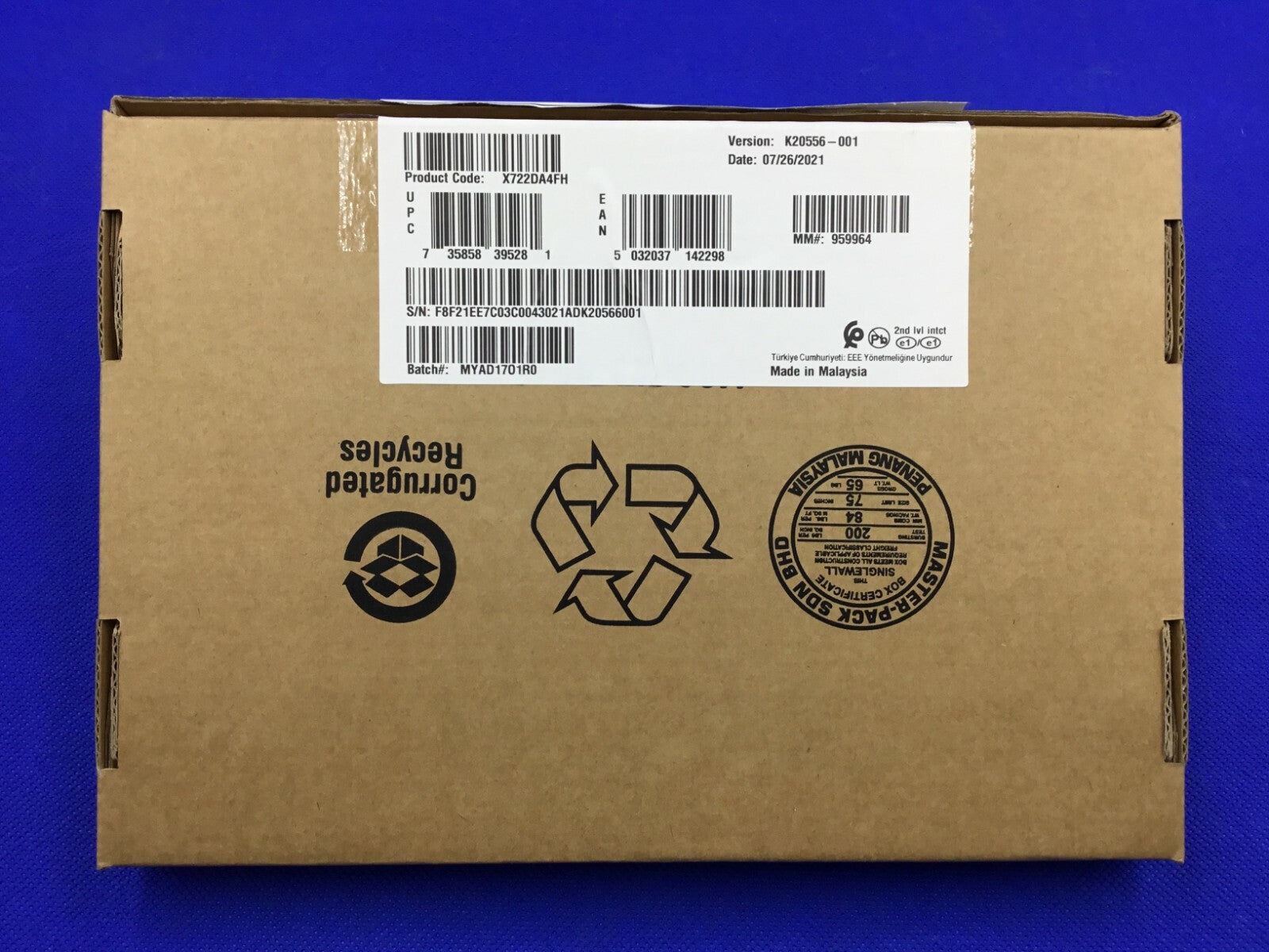 NOB X722-DA4 Intel 10GbE Quad Port Ethernet Network Adapter X722-DA4FH X722DA4FH
