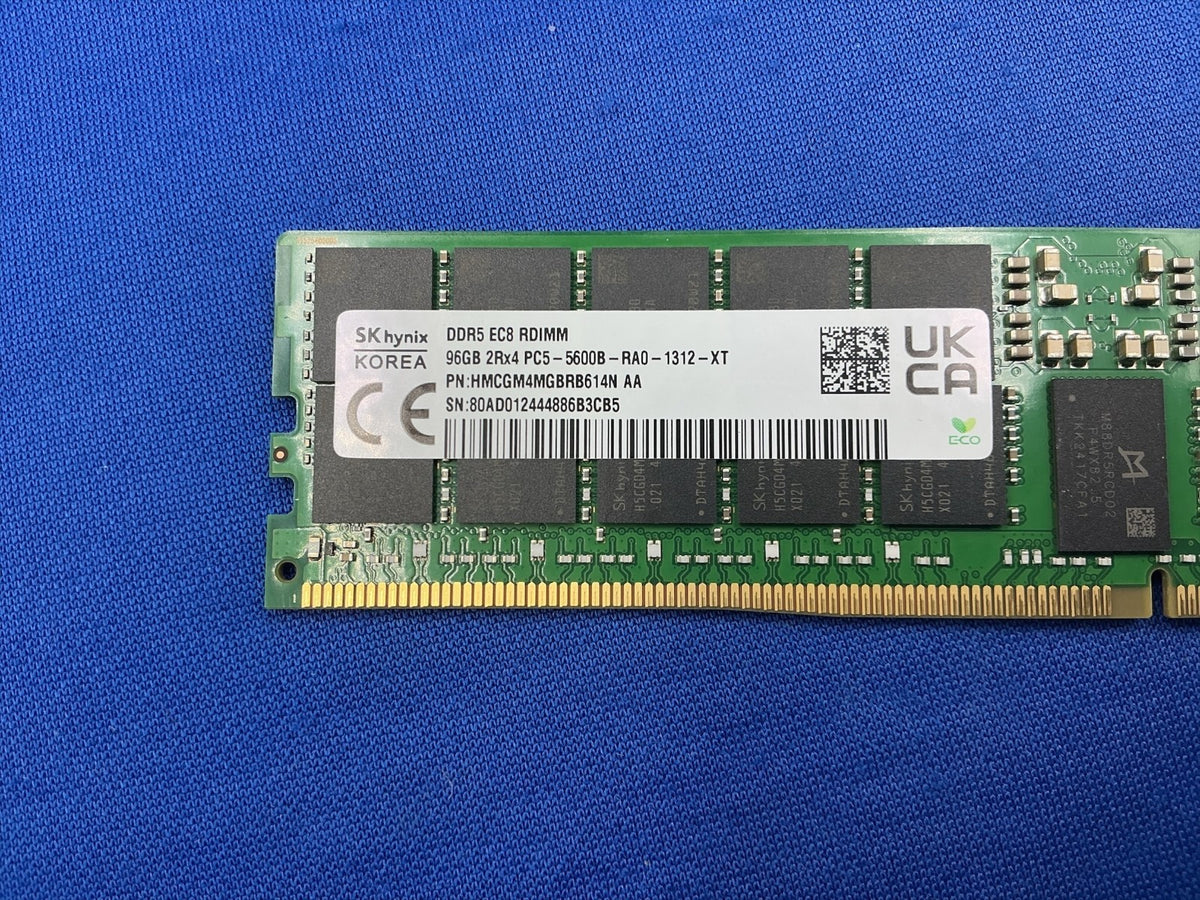 HMCGM4MGBRB614N HYNIX 96GB (1X96GB) 2RX4 PC5-5600B RDIMM MEMORY