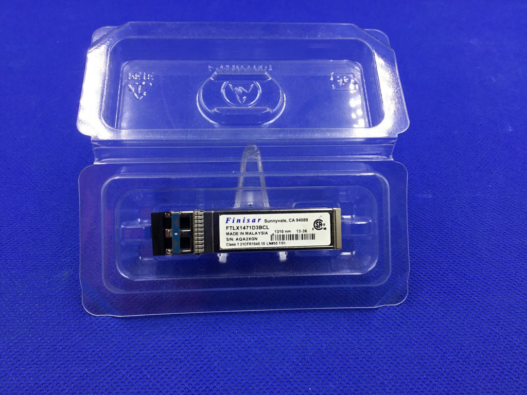 FTLX1471D3BCL Finisar 10Gb/s 10km 1310nm Single Mode SFP+ Transceiver