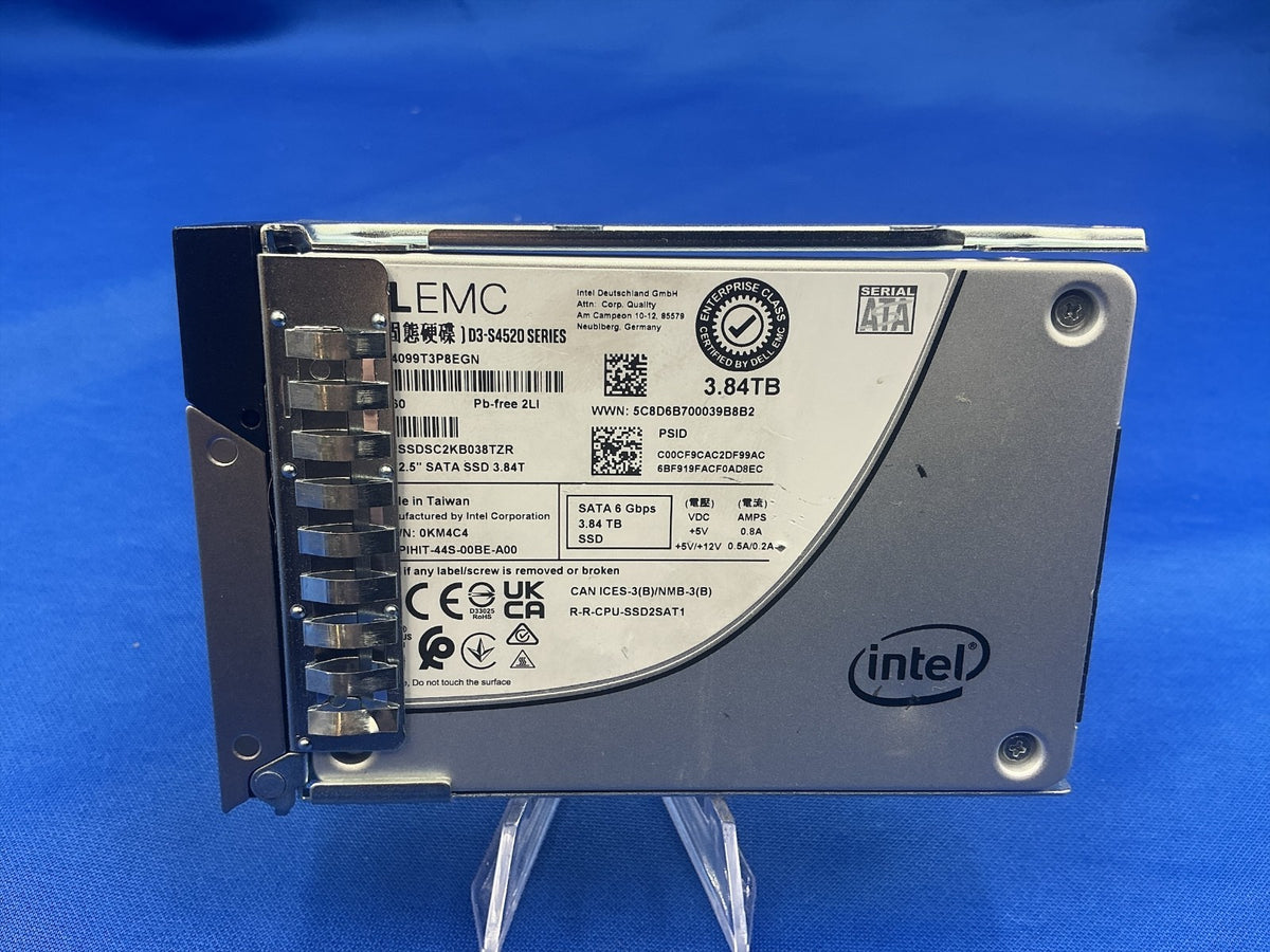 KM4C4 Dell INTEL D3-S4520 3.84TB SATA 6Gbps Read Intensive 2.5''  SSDSC2KB038TZR