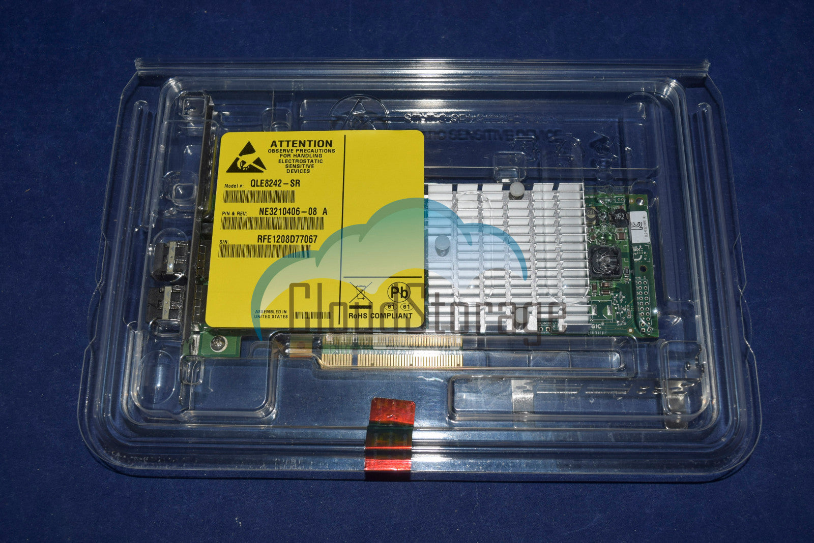 QLOGIC QLE8242-SR-CK 10Gbps PCI EXPRESS 2.0 8X Converged Network Adapter NEW