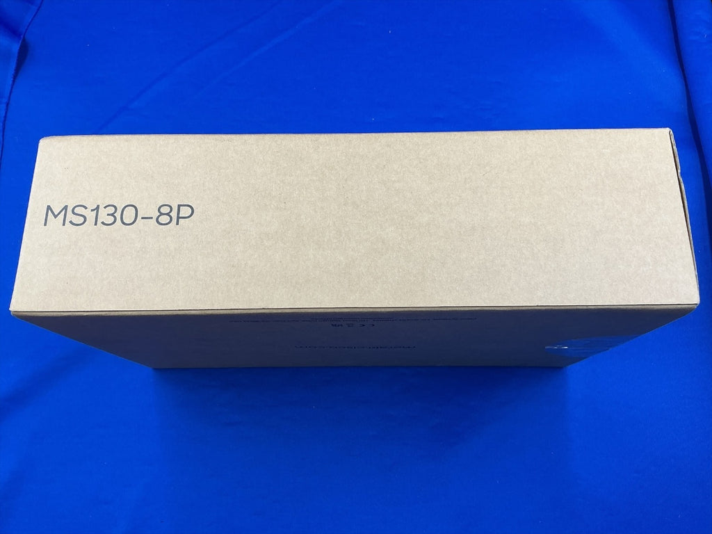 MS130-8P-HW Meraki MS130 8-Port 1GbE RJ45, 2-Port 1GbE SFP PoE Switch UNCLAIMED