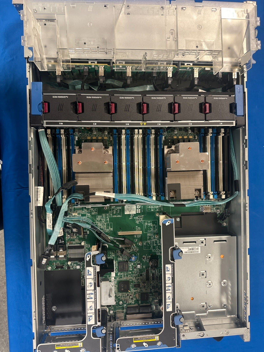 HPE PROLIANT DL380 GEN9 24SFF 775400-001 SERVER W/ Heatsink Fan 800W PSU