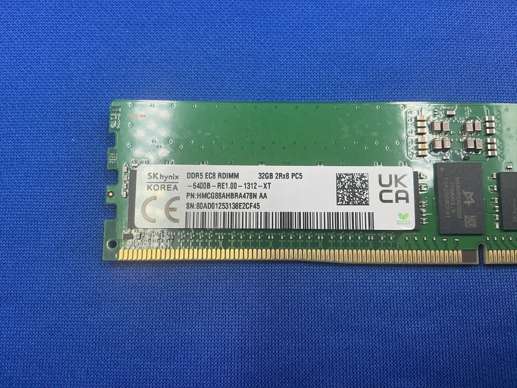 HMCG88AHBRA478N HYNIX 32GB (1X32GB) 2Rx8 PC5-6400B RDIMM MEMORY