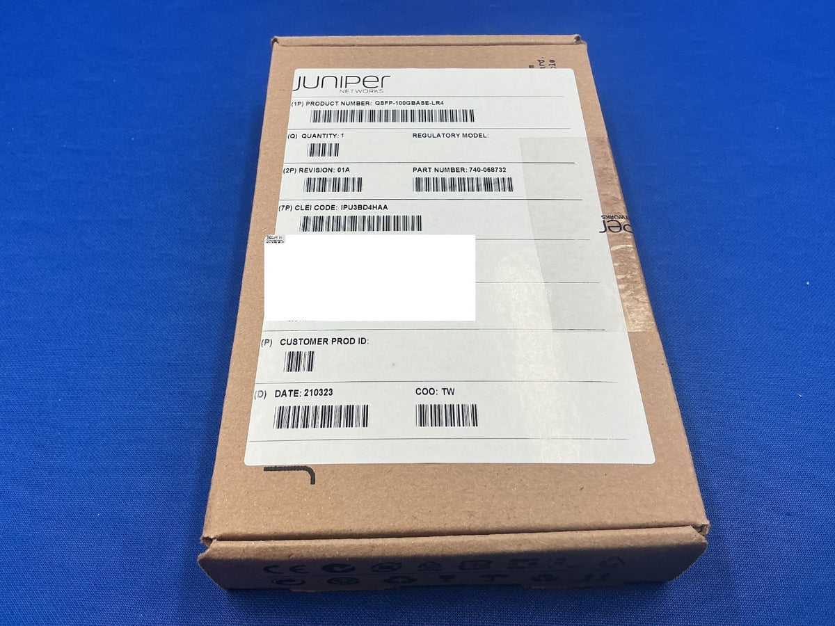 QSFP-100GBASE-LR4 Juniper 740-058732 100GBASE-LR4 1310nm QSFP  transceiver