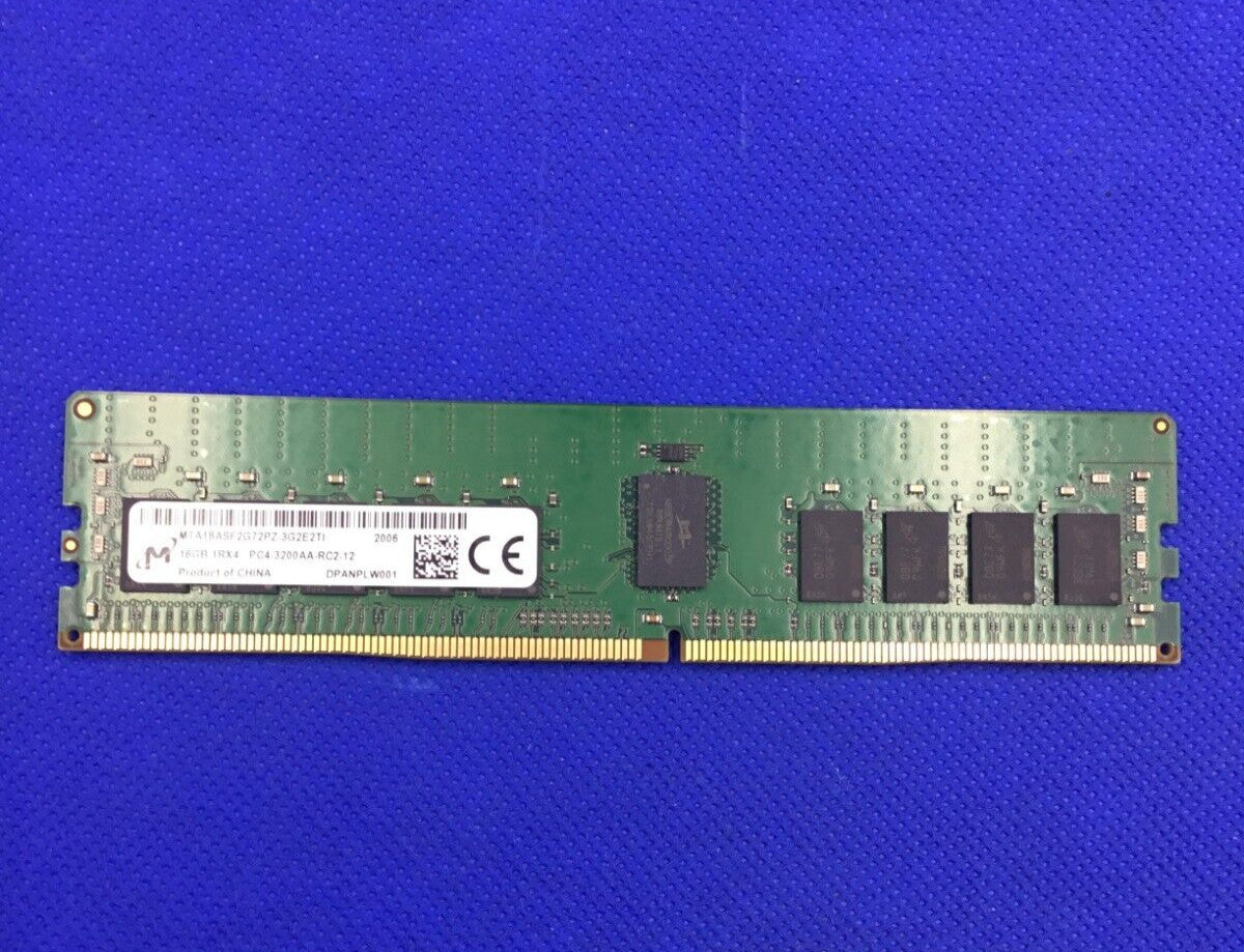 MTA18ASF2G72PZ-3G2E2 MICRON 16GB (1X16GB) 1RX4 PC4-3200AA MEMORY