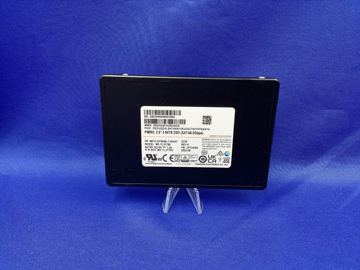 Samsung PM893 Series 3.84TB SATA 6Gb/s 2.5inch Internal SSD MZ-7L33T80