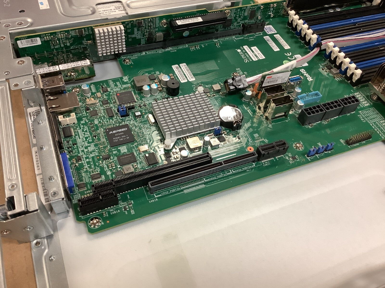 Supermicro CSE-819U With MOBO X10DRU-i+-G5-N, NX-3175-G5 CTO 2 Riser cards 2PSU