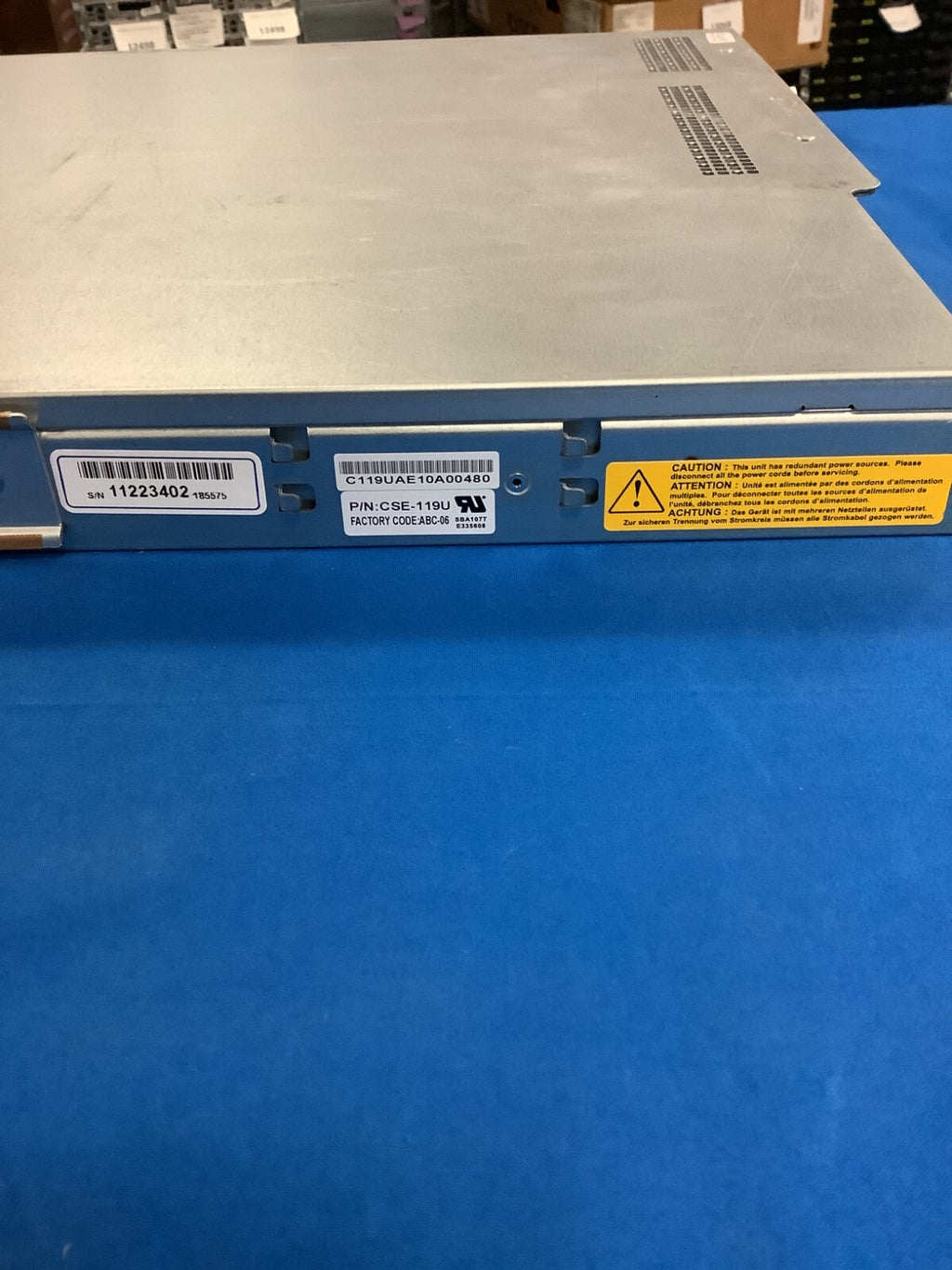 Supermicro SYS-1028U-TNRTP+ 750Wx2 PSU  64GB Internal SSD Fans and cables
