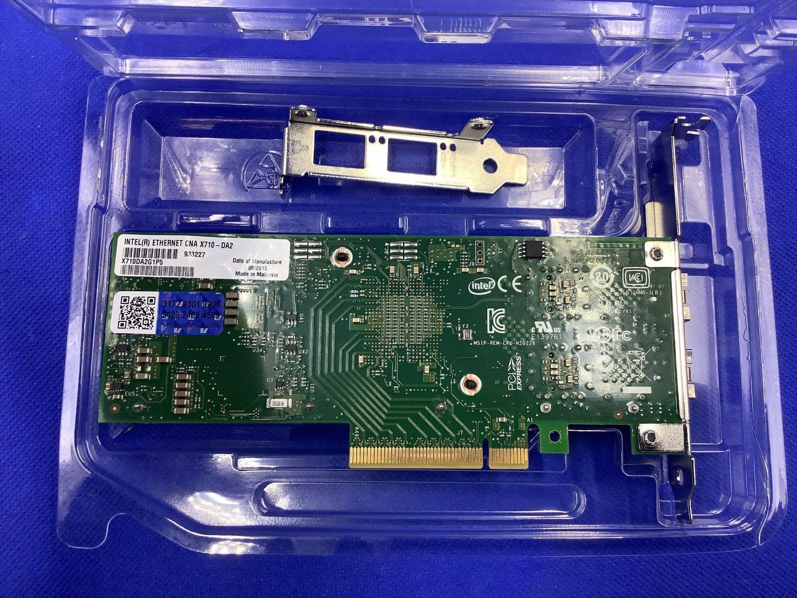 X710-DA2 Genuine INTEL 10G Converged Network Adapter X710DA2 X710DA2BLK