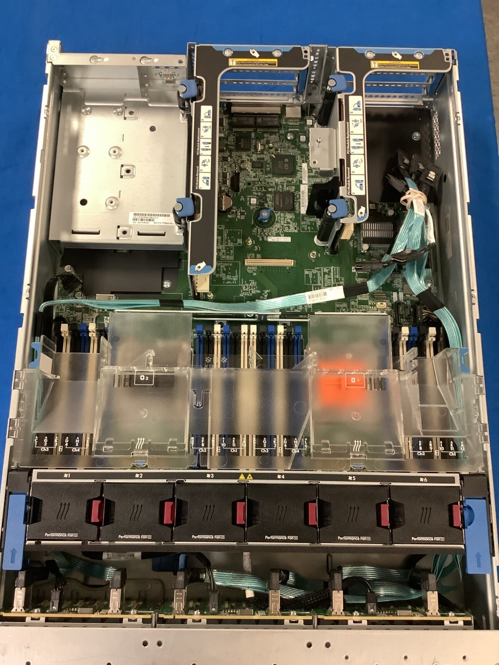 HP 752689-B21 DL380 G9 8 bay Server 2U Raid Cable Fans, No PSU, No HDD, no CPU