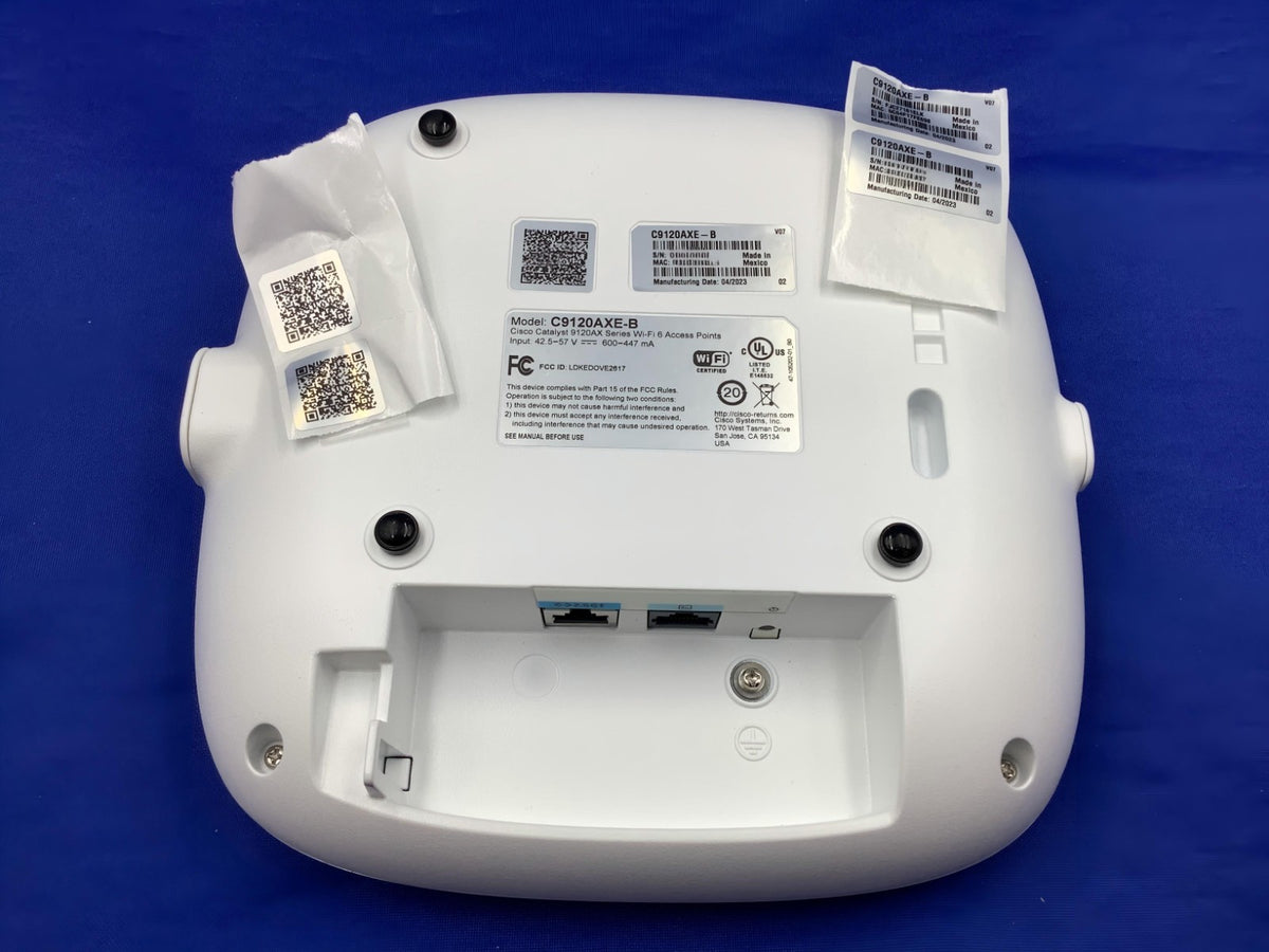 Cisco Catalyst 9120AXE WiFi 6 802.11ax Wireless Access Point C9120AXE-B