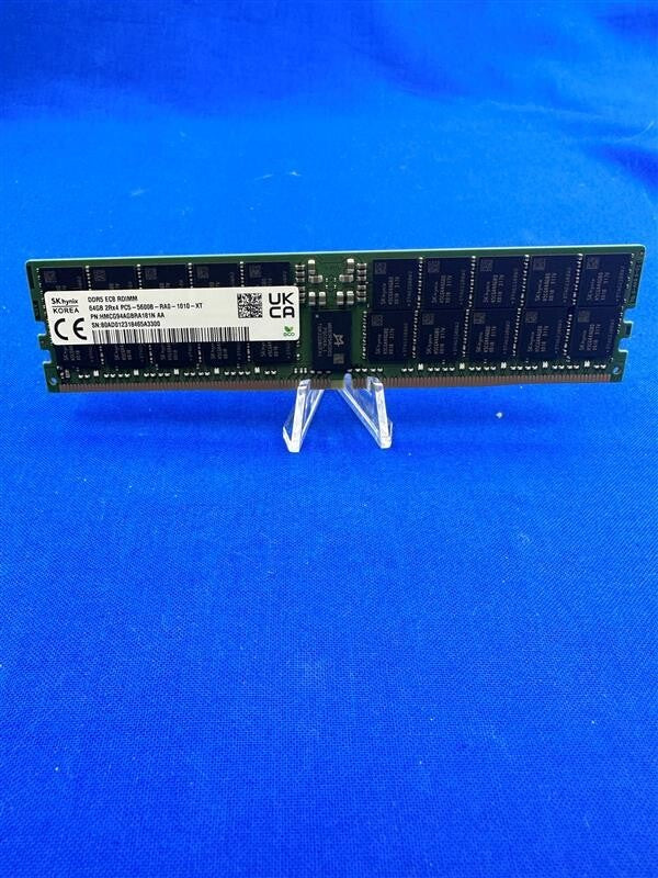 NEW HMCG94AGBRA181N HYNIX 64G (1X64GB) 2RX4 PC5-5600B RDIMM MEMORY