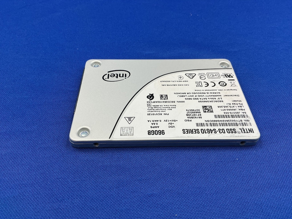 SSDSC2KG960G8 INTEL D3-S4610 960GB SERIES MU 2.5IN SATA 6GBPS  SSD