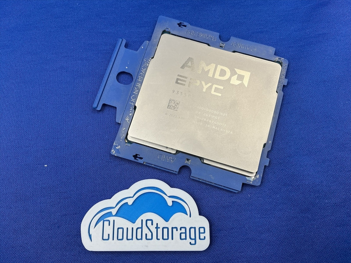 AMD EPYC 9355P 32-Core 64-Thread 3.55GHz 256MB 280W SP5 CPU 100-000001521