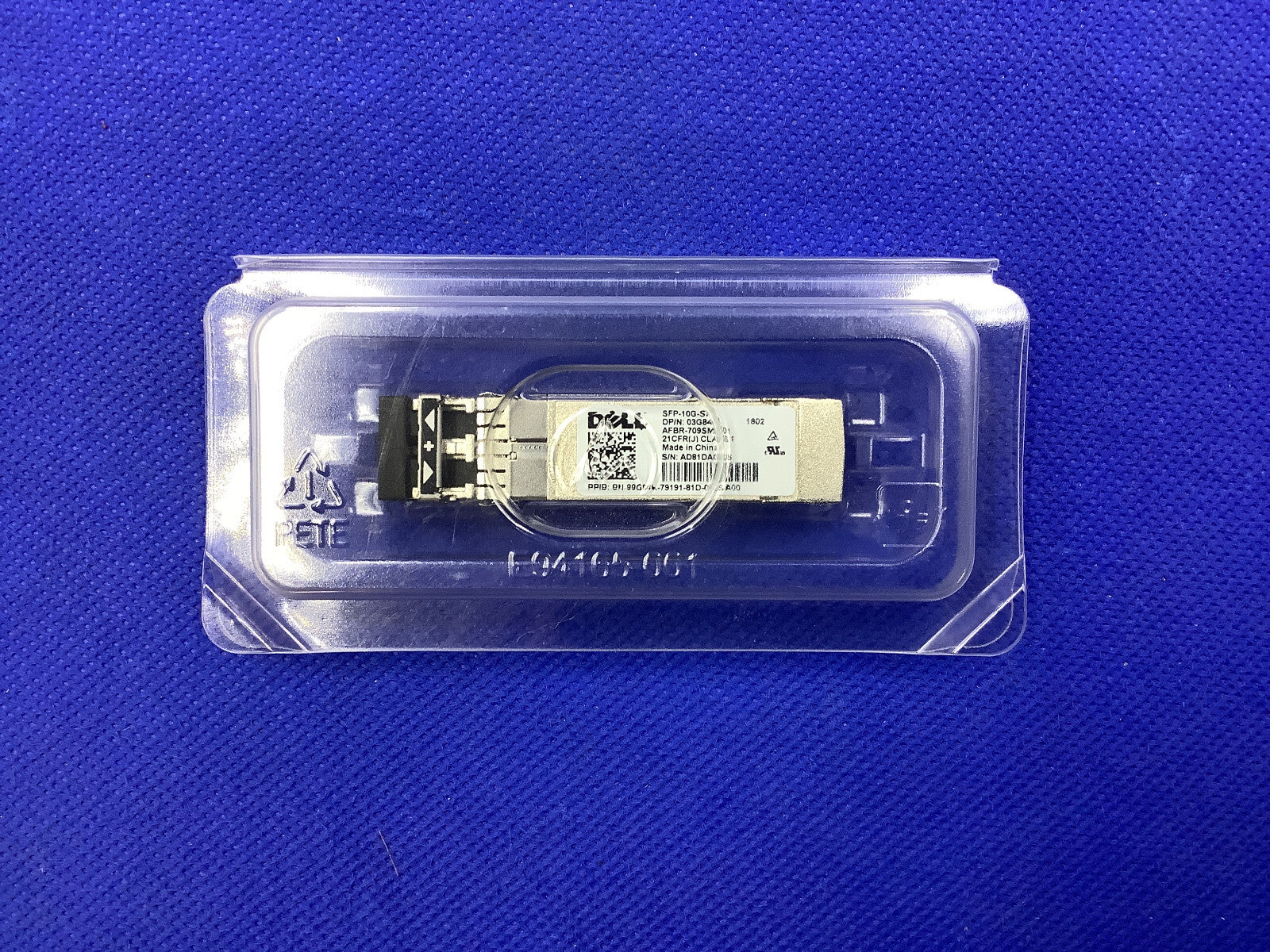 Genuine Dell AFBR-709SMZ-D1 3G84K 10GBASE-SR 850nm SFP + SR TRANSCEIVER 03G84K