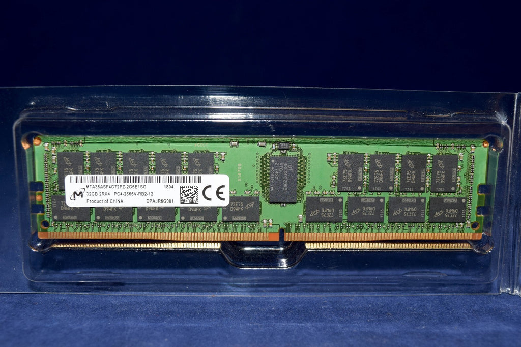MTA36ASF4G72PZ-2G6E1 MICRON 32GB 2RX4 PC4-2666V DDR4 RDIMM MEMORY