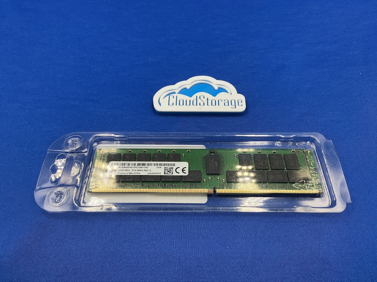MTA36ASF4G72PZ-2G6J1 MICRON 32GB (1X32GB) 2RX4 PC4-2666V MEMORY NEW