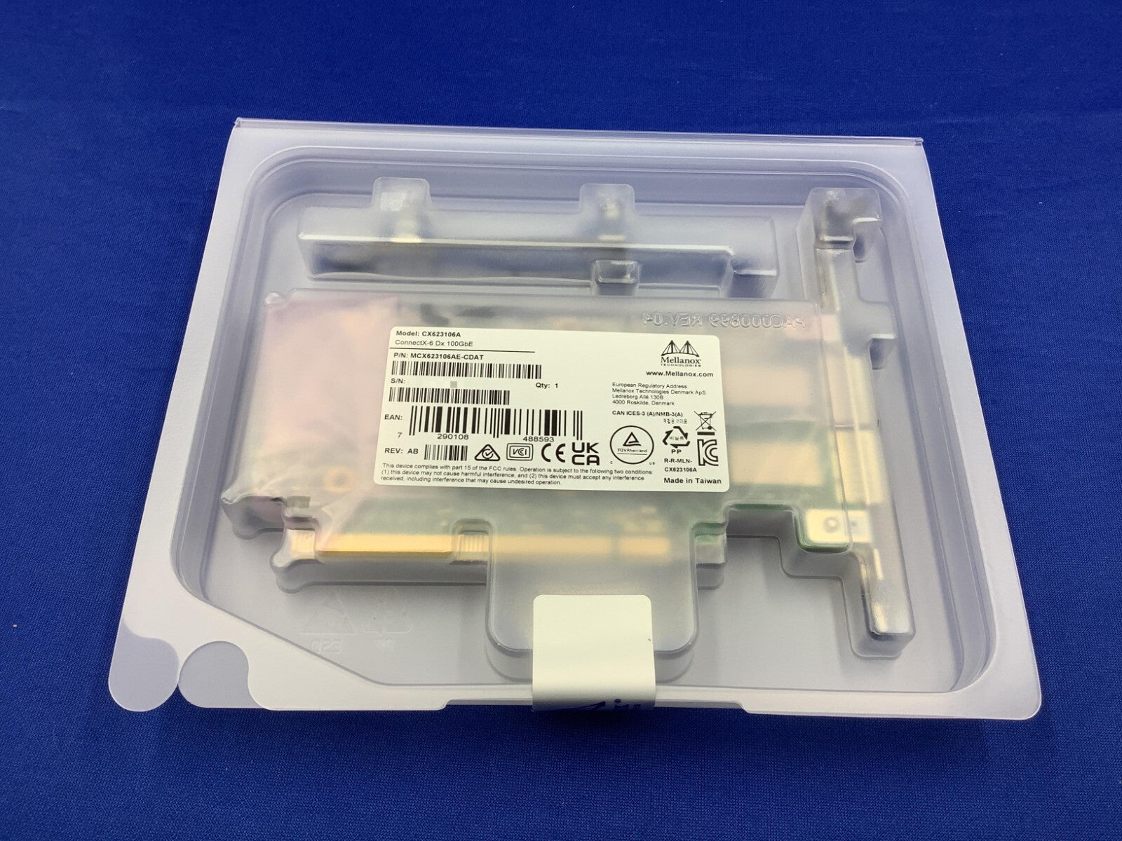 MCX623106AE-CDAT MELLANOX ConnectX®-6 Dx EN 100GbE Dual-port QSFP56 Adapter Card