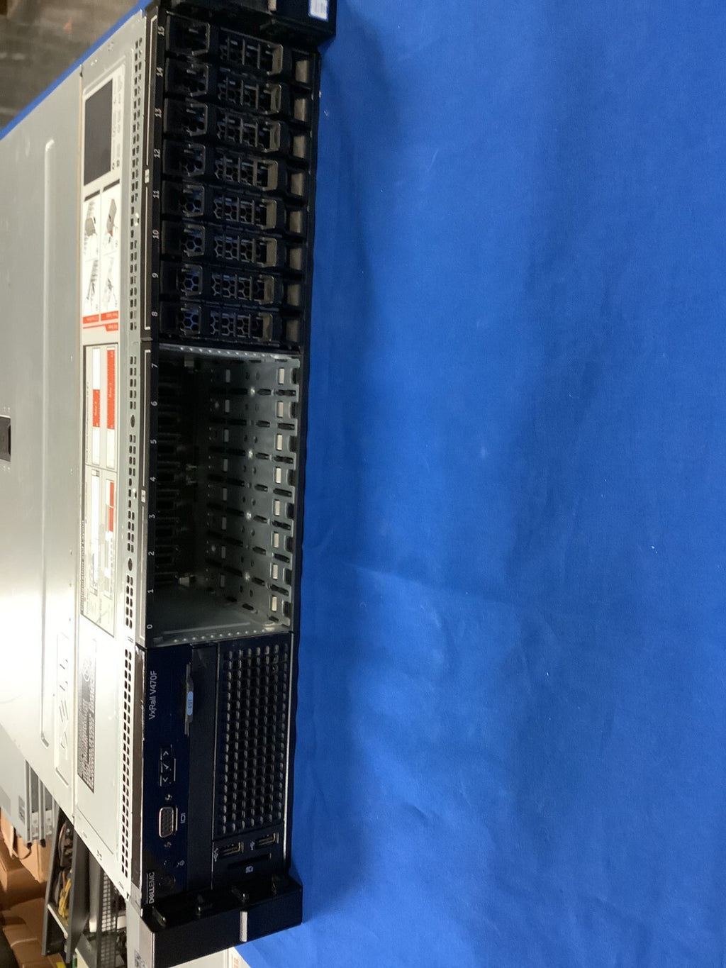 Dell EMC VxRail V470F 16 bay 2.5'' CTO Server Chassis 072T6D 1100w PSU Fans