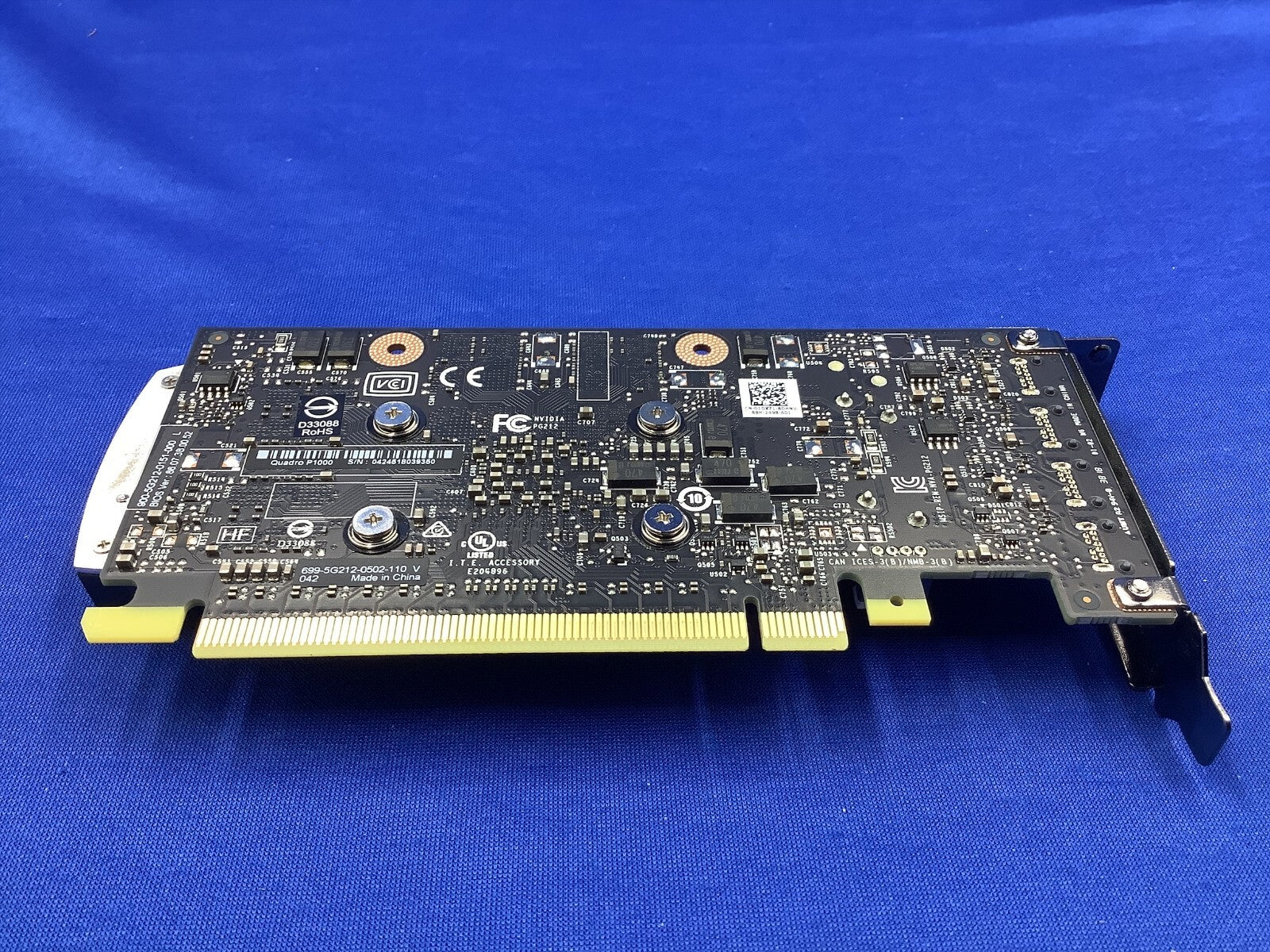 1DX71 G7T21 DELL Quadro P1000 4GB GDDR5 PNY-VCQP1000 Graphics Card 0G7T21 01DX71