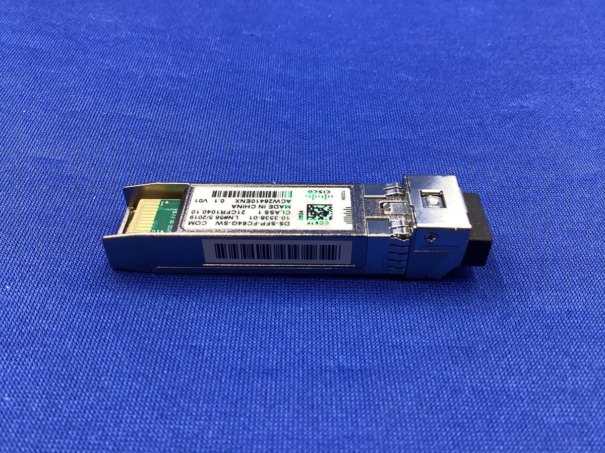 DS-SFP-FC64G-SW CISCO 64Gbps Fibre Channel SW SFP+, LC Transceiver 10-3538-01