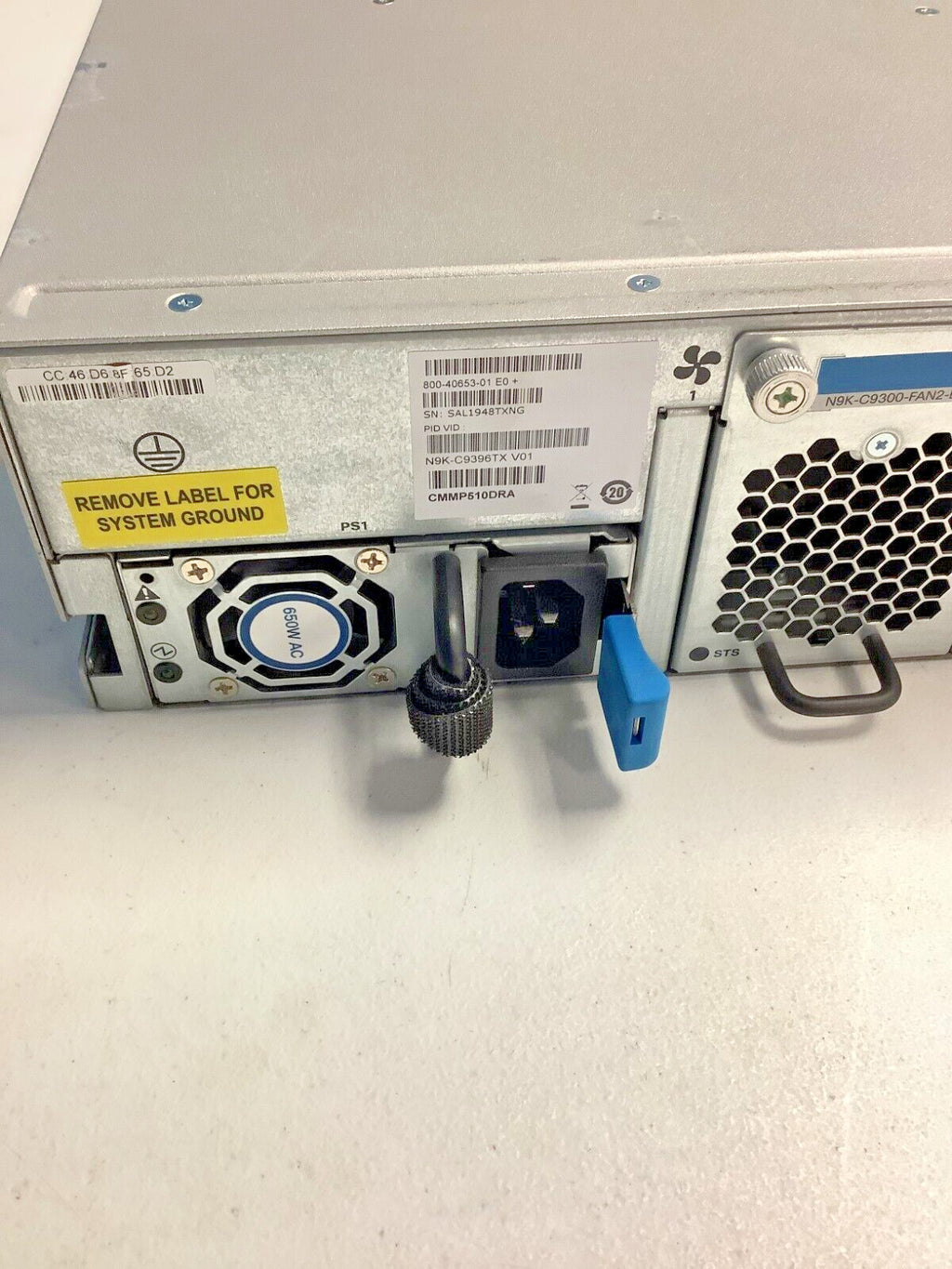 N9K-C9396TX CISCO NEXUS 9396TX 48P 1/10G SFP+ 12P 40G QSFP SWITCH V01