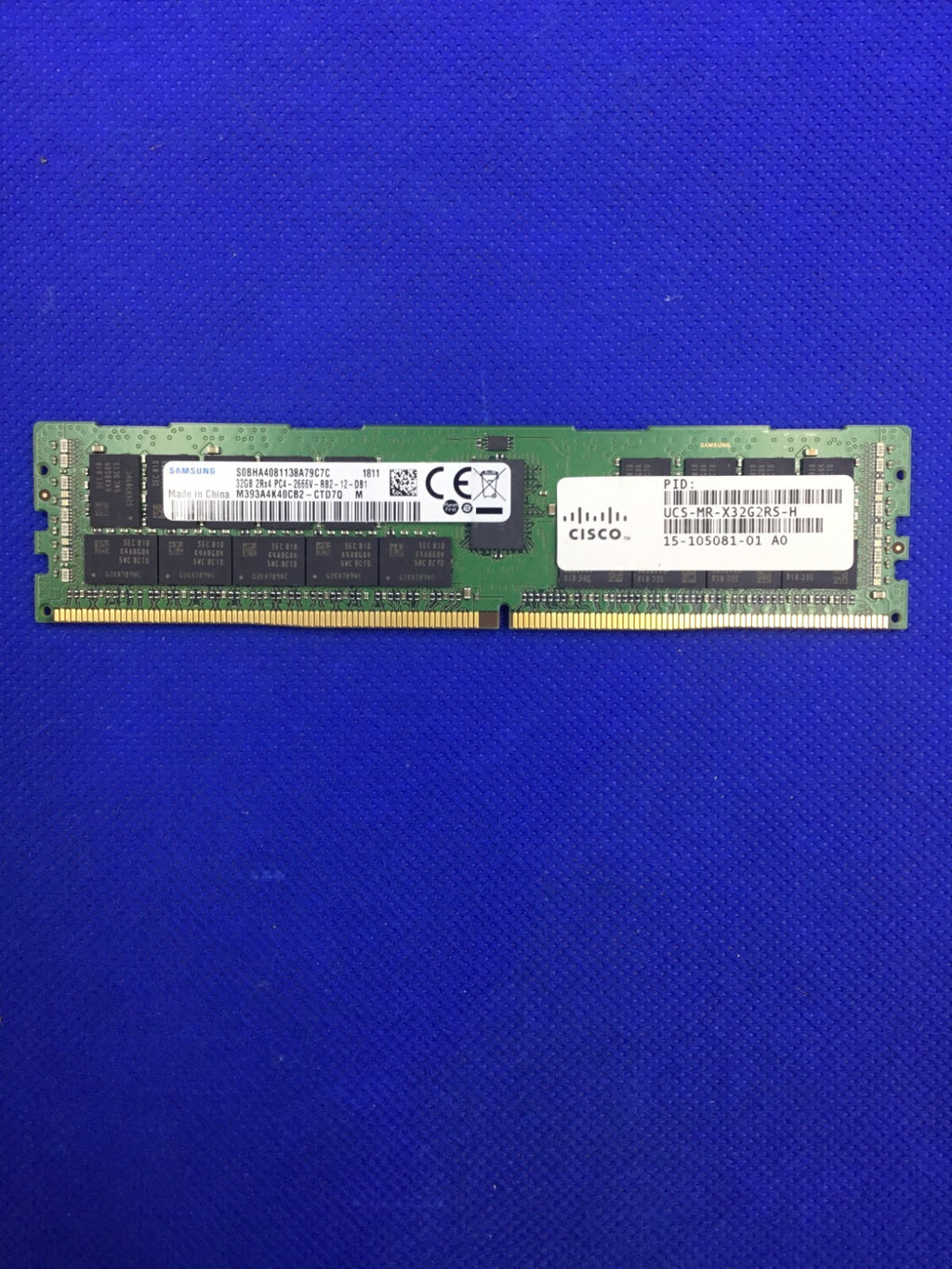 UCS-MR-X32G2RS-H CISCO 32GB (1X32GB) 2RX4 PC4-2666V DDR4 MEMORY