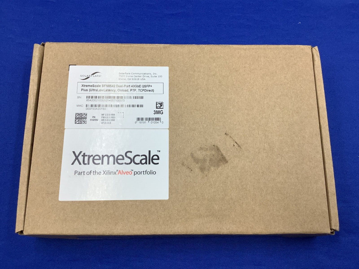 SOLARFLARE Flareon® Ultra SFN8542-Plus Dual-Port 40GbE QSFP+ Server Adapter