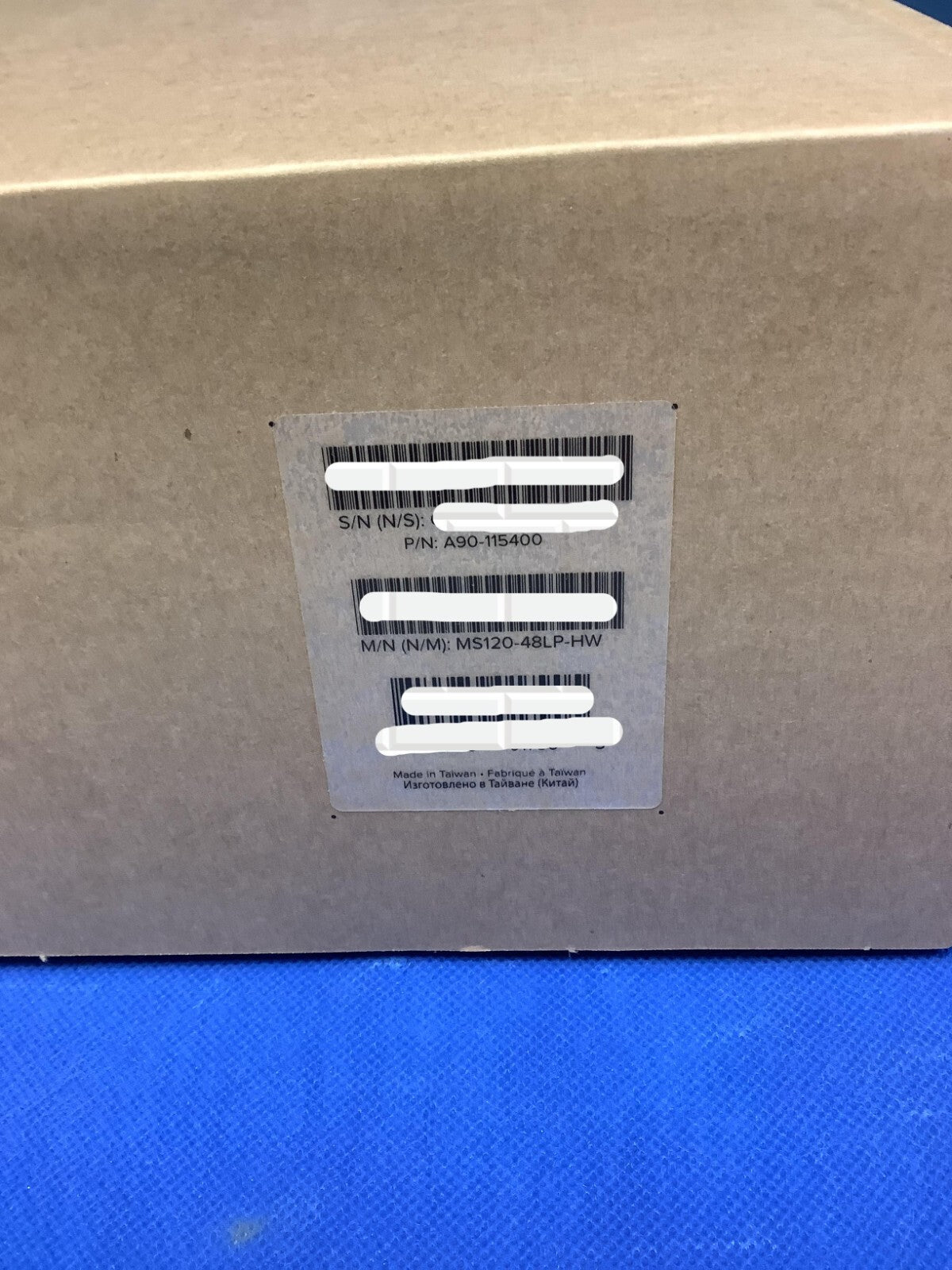 UNCLAIMED CISCO Meraki MS120-48LP-HW  1G L2 Cld Managed 48x GigE 370W PoE Switch