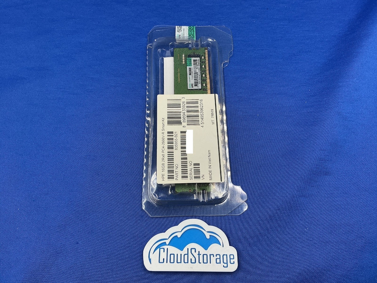 840756-091 HPE 16GB 2Rx8 PC4-2666V DDR4-2666 Reg Memory 835955-B21