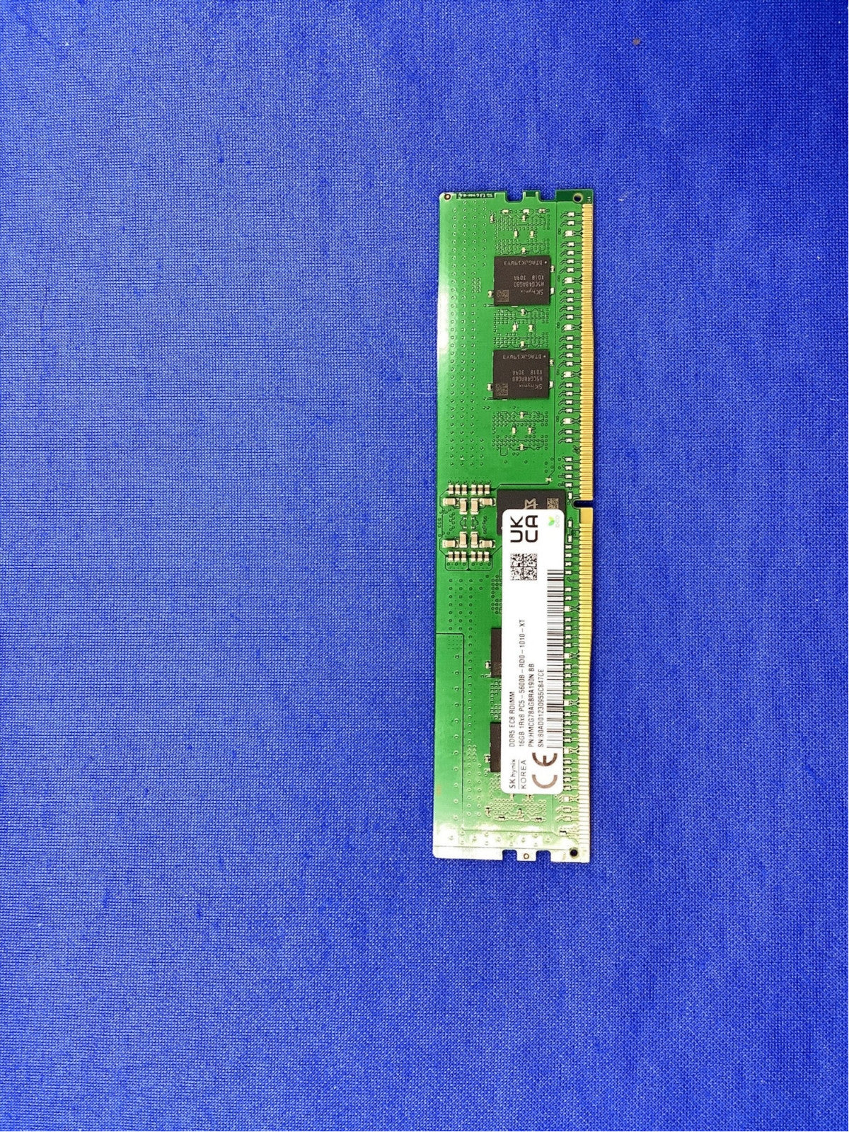 HMCG78AGBRA190N HYNIX 16GB (1x16GB) 1Rx8 PC5-5600B RDIMM MEMORY