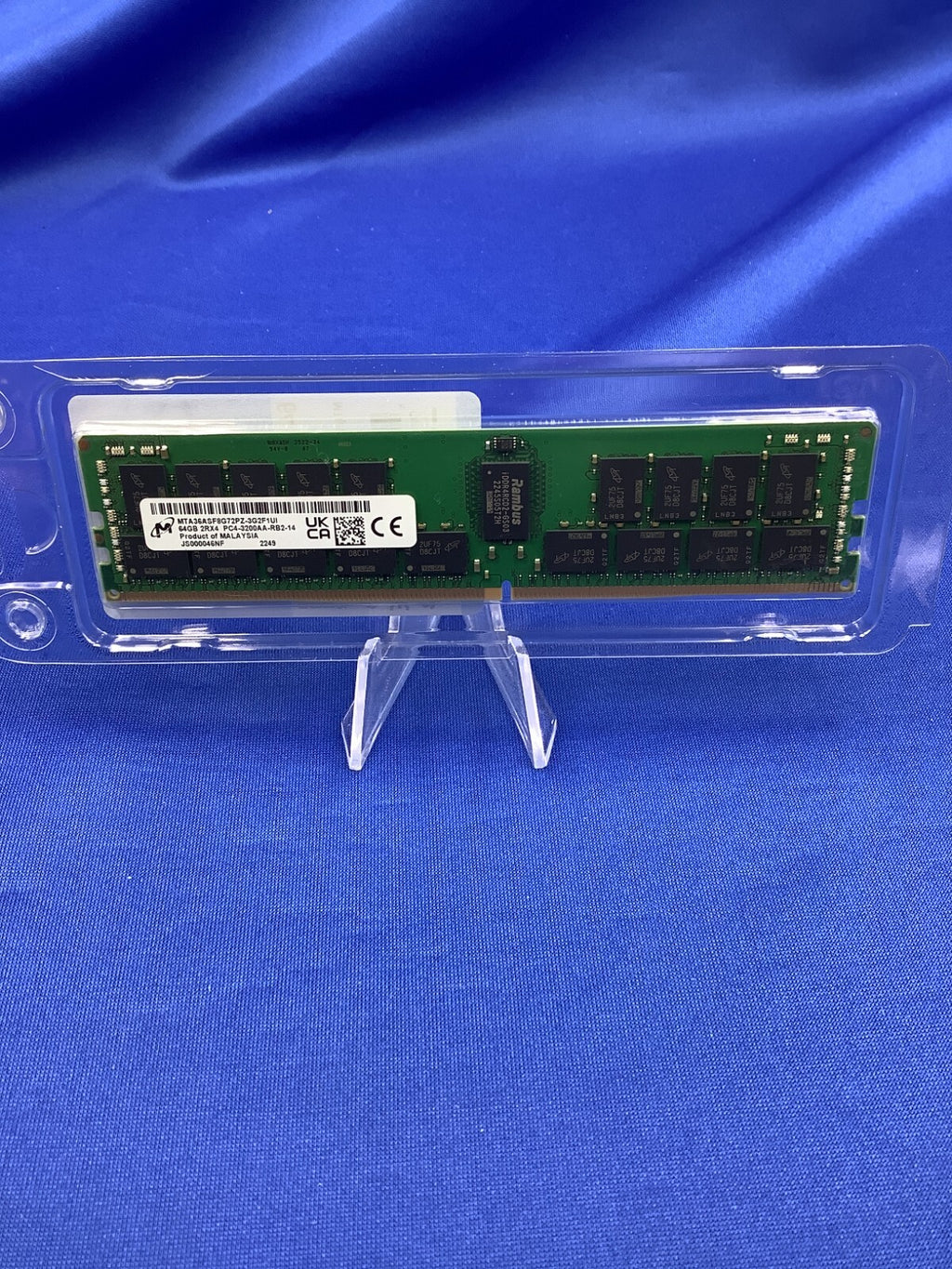 NEW MICRON 64GB (1X64GB) 2RX4 PC4-3200AA MEMORY MTA36ASF8G72PZ-3G2F1
