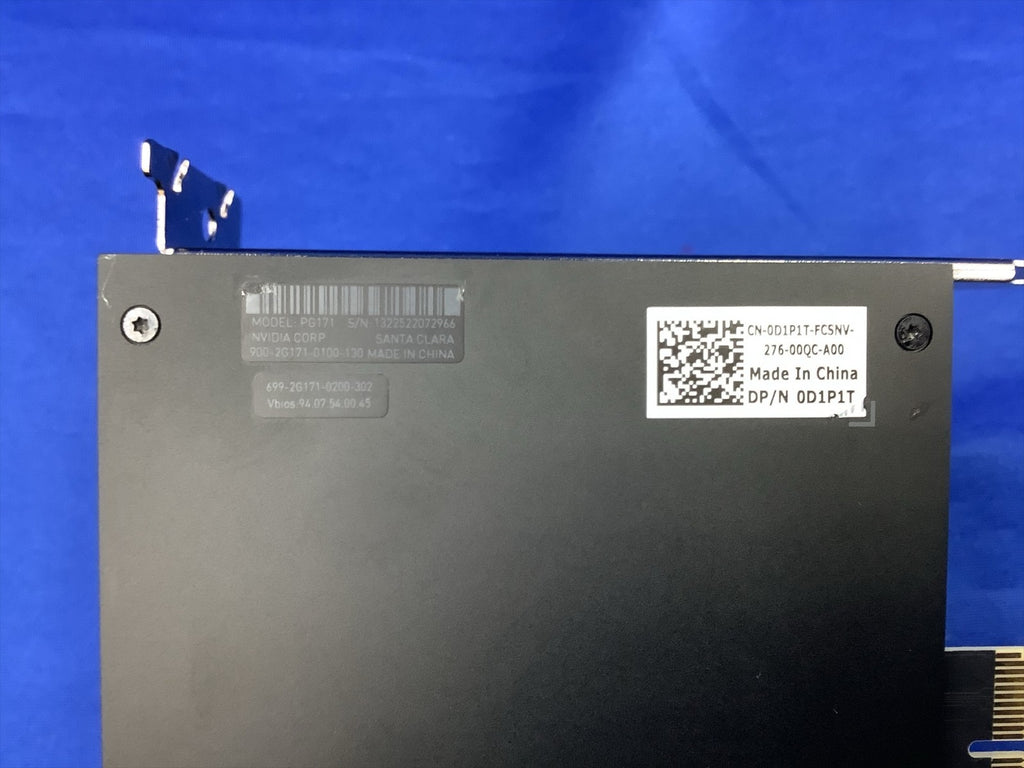 NVIDIA Tesla A16 64GB GDDR6 PCIe 4.0 x8 GPU Graphics Card Dell D1P1T Ampere A16
