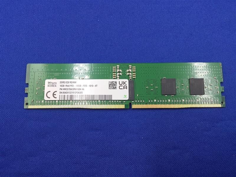 HMCG78AEBRA168N HYNIX 16GB  1Rx8 PC5-4800B ECC RDIMM MEMORY