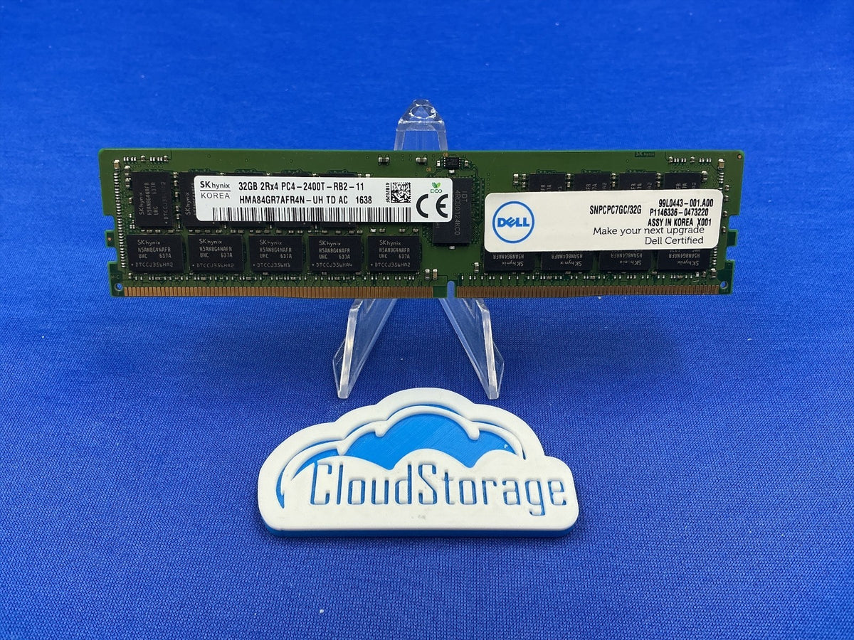SNPCPC7GC/32G DELL 32GB (1X32GB) 2RX4 PC4-2400T MEMORY