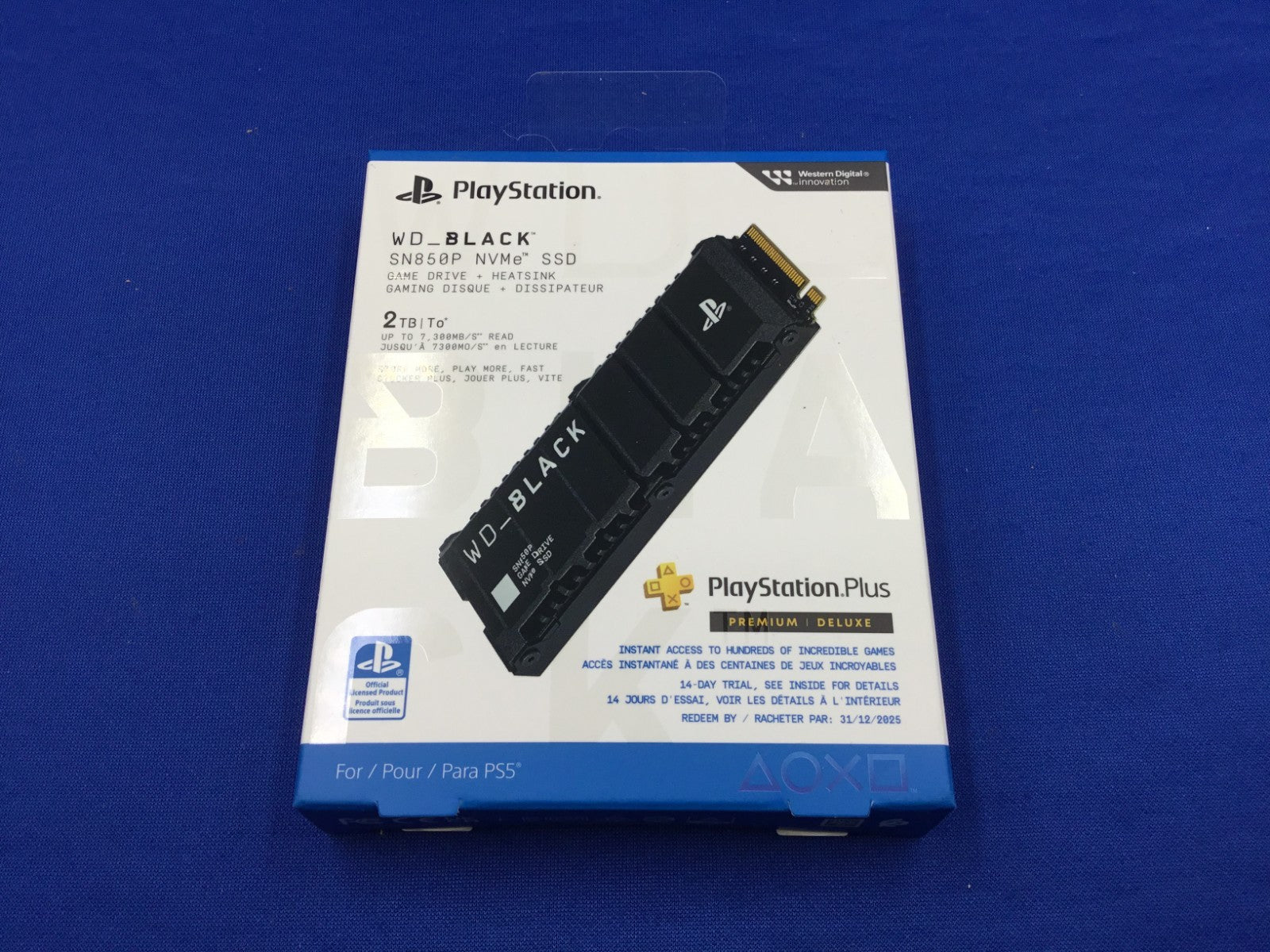 WD_BLACK SN850P 2TB NVMe PCIe Internal SSD for PS5 consoles WDBBYV0020BNC New