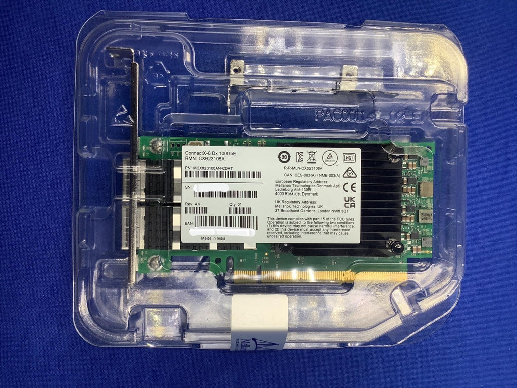 NEW MCX623106AN-CDAT NVIDIA MELLANOX ConnectX-6 Dx EN Adapter Card 100GbE Crypto