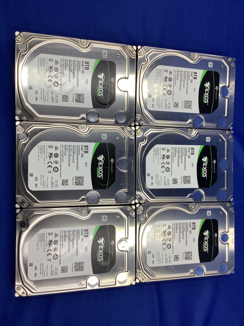 ST8000NM0095 Seagate Exos 7E8 8TB 7.2K SAS 12Gb/s 256MB SED 3.5" 4Kn HDD