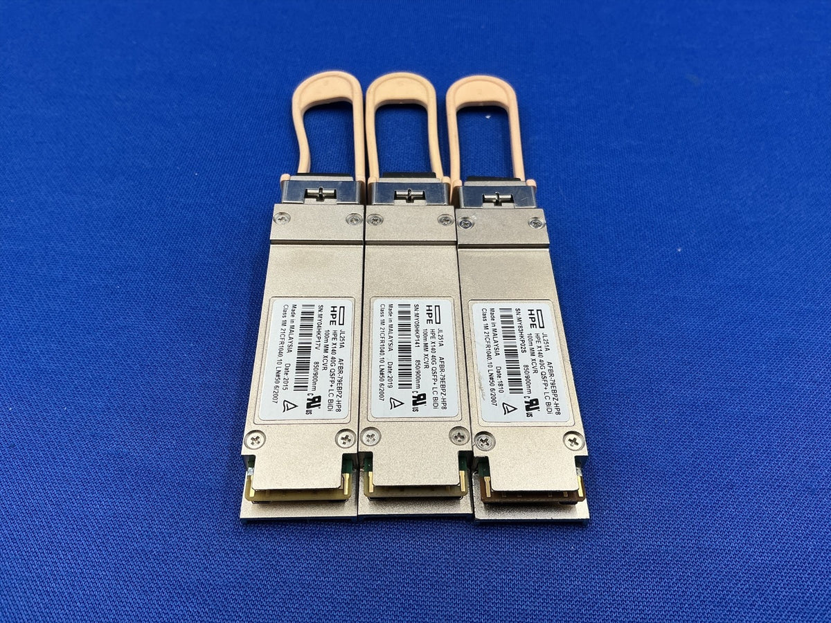 JL251A HPE X140 40G QSFP+ LC BiDi 100m MM XCVR