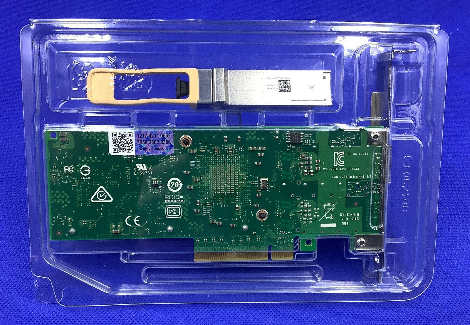 XL710-QSR1 Intel Ethernet Single Port 40GBE QSFP+ Converged Network Adapter