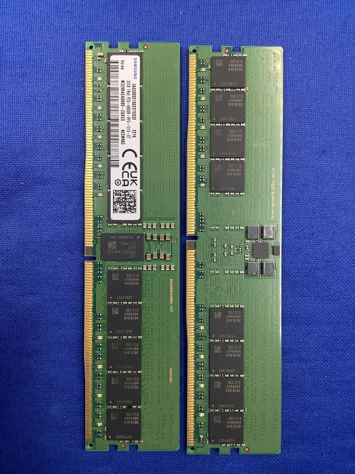 M329R4GA0BB0-CQK SAMSUNG 32GB (1x32GB) 1RX4 PC5-4800B RDIMM MEMORY