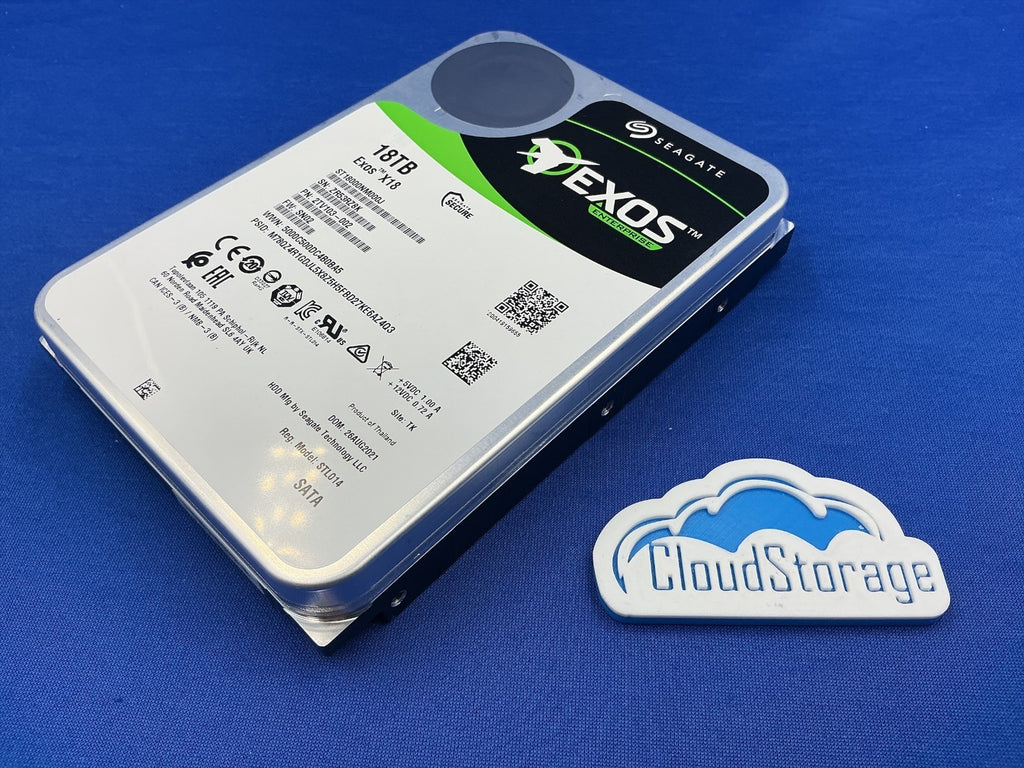 ST18000NM000J Seagate Exos X18 18TB 7.2K RPM SATA 6Gb/s 3.5" 512e/4Kn HDD