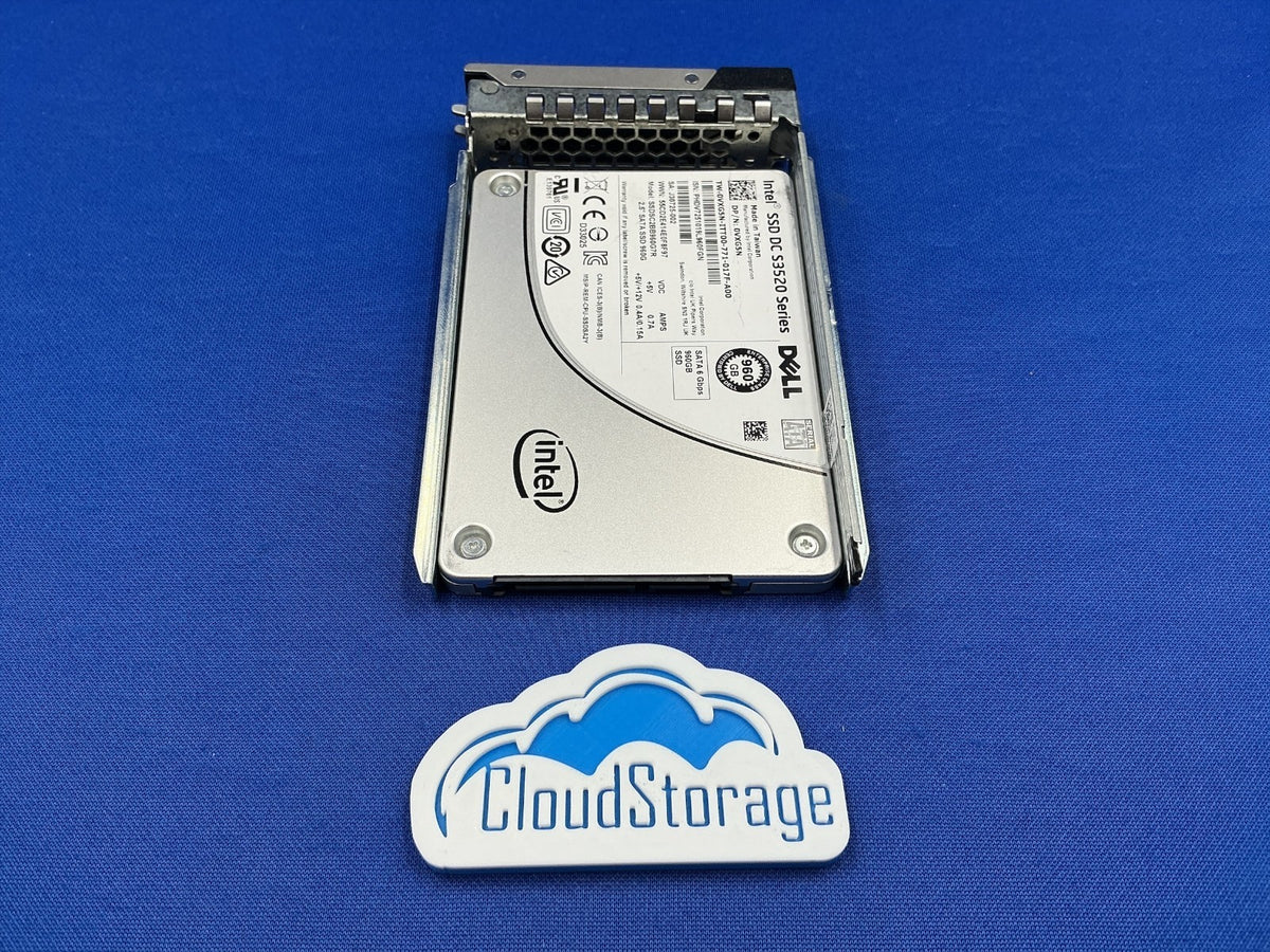 VXG5N  0VXG5N DELL INTEL DC S3520 SERIES 960GB 6Gbps SATA RI SSD SSDSC2BB960G7R