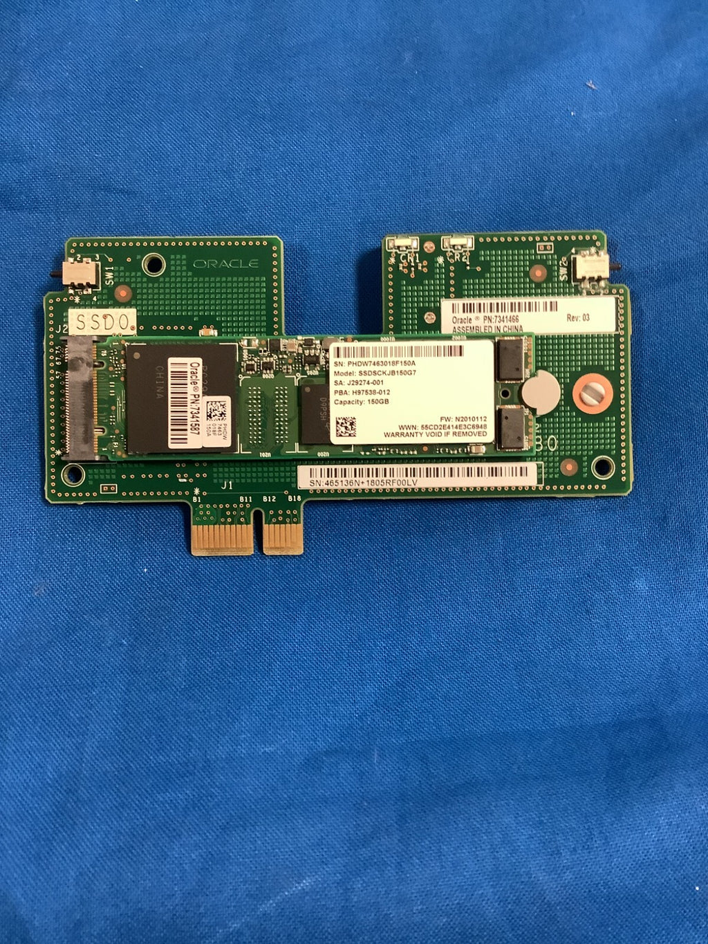 Sun Oracle X7-2L 7335280 Server 1200W Dual power No CPU/Mem/Disk