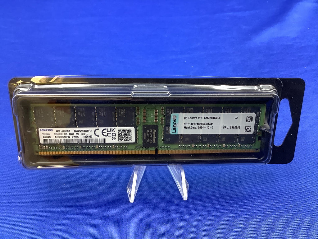 Lenovo 03LE886 64GB DDR5-5600 PC5-44800 2Rx4 ECC RDIMM Server Memory