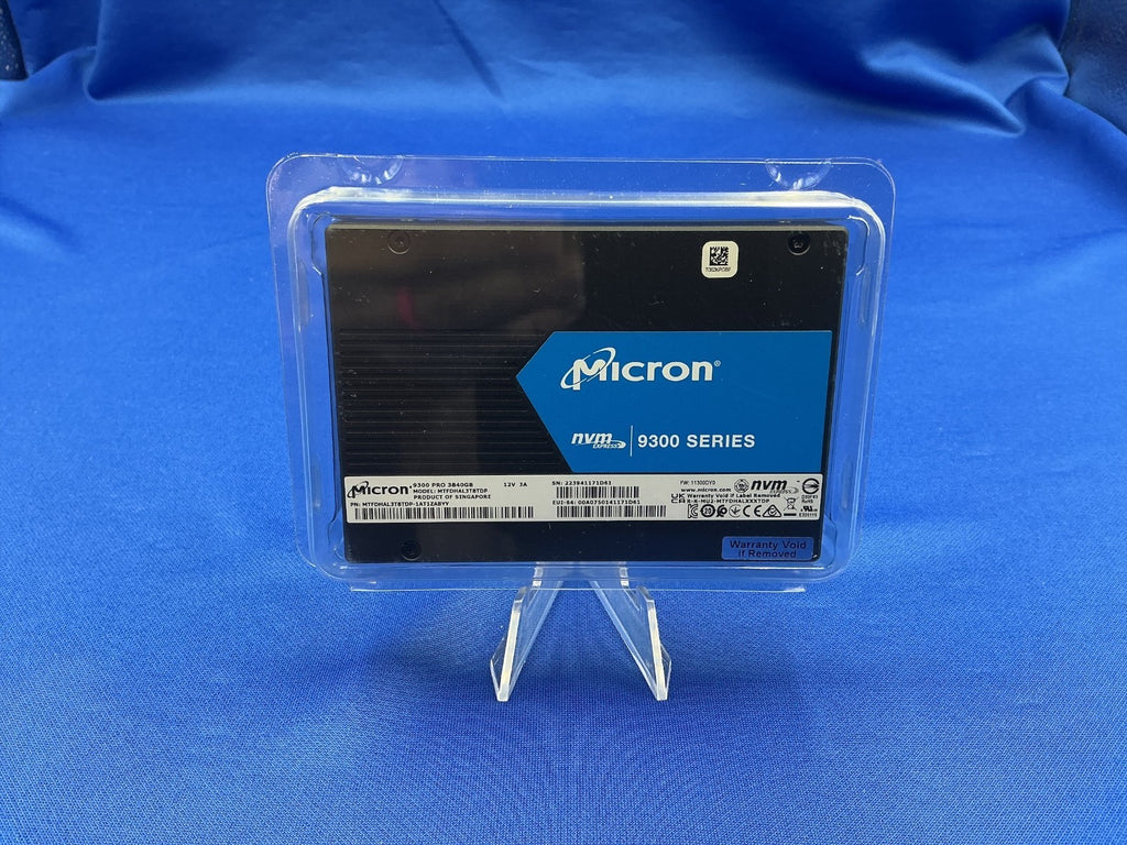 NEW BULK MTFDHAL3T8TDP MICRON 9300 PRO 3.84TB NVME U.2 ENTERPRISE SSD
