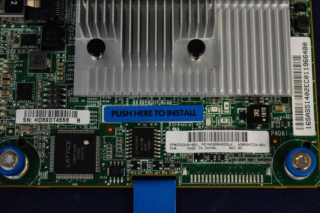 804331-B21 HP SMART ARRAY P408I-A SR 12G GEN10 SAS MODULAR CONTROLLER 836260-001